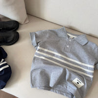 Load image into Gallery viewer, Boys Short Sleeve Polo Shirt Collared Summer T-Shirt Wholesale 26051142
