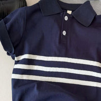 Load image into Gallery viewer, Boys Short Sleeve Polo Shirt Collared Summer T-Shirt Wholesale 26051142
