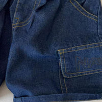Load image into Gallery viewer, Baby Kids Boys Summer Cargo Solid Denim Shorts Wholesale 26051146
