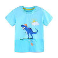 Load image into Gallery viewer, Baby Kid Boys Dinosaur Cartoon Print Sports T-Shirts Wholesale 26051150
