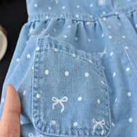 Load image into Gallery viewer, Baby Kid Girls Polka dots Bow Rompers Wholesale 26051155
