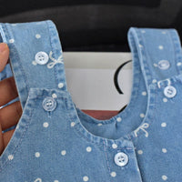 Load image into Gallery viewer, Baby Kid Girls Polka dots Bow Rompers Wholesale 26051155
