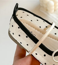 Load image into Gallery viewer, Kid Girls Solid Color Polka dots Bow Shoes Wholesale 26061705

