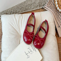 Load image into Gallery viewer, Kid Girls Solid Color Bow Birthday Party Shoes Wholesale 26061709
