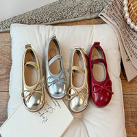 Load image into Gallery viewer, Kid Girls Solid Color Bow Birthday Party Shoes Wholesale 26061709
