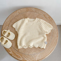 Load image into Gallery viewer, 2 Pieces Set Baby Kid Girls Solid Color T-Shirts And Shorts Wholesale 26061710
