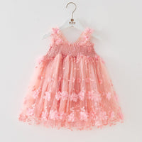 Load image into Gallery viewer, Baby Kid Girls Solid Color Butterfly Birthday Party Dresses Wholesale 26061711
