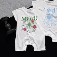 Load image into Gallery viewer, Baby Girls Letters Flower Rompers Wholesale 26061716
