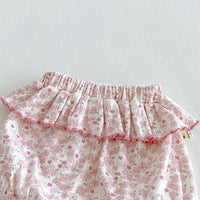 Load image into Gallery viewer, 2 Pieces Set Baby Kid Girls Flower Tank Tops And Shorts Wholesale 26061721

