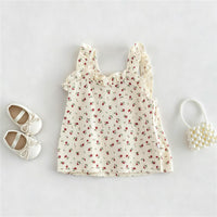 Load image into Gallery viewer, Baby Kid Girls Flower Print Tank Tops Wholesale 26061724
