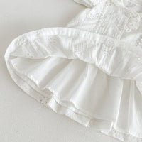 Load image into Gallery viewer, Baby Kid Girls Solid Color Embroidered Birthday Party Dancing Dresses Wholesale 26061725
