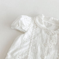 Load image into Gallery viewer, Baby Kid Girls Solid Color Embroidered Birthday Party Dancing Dresses Wholesale 26061725
