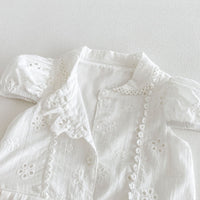 Load image into Gallery viewer, Baby Kid Girls Solid Color Embroidered Birthday Party Dancing Dresses Wholesale 26061725

