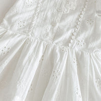 Load image into Gallery viewer, Baby Kid Girls Solid Color Embroidered Birthday Party Dancing Dresses Wholesale 26061725

