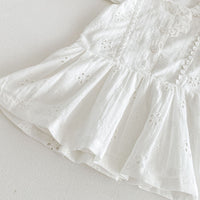 Load image into Gallery viewer, Baby Kid Girls Solid Color Embroidered Birthday Party Dancing Dresses Wholesale 26061725
