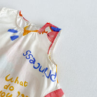 Load image into Gallery viewer, Baby Kid Girls Letters Cartoon Print Dresses Wholesale 26061730
