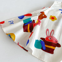 Load image into Gallery viewer, Baby Kid Girls Letters Cartoon Print Dresses Wholesale 26061730

