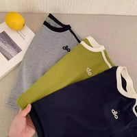 Load image into Gallery viewer, 2 Pieces Set Baby Kid Boys Side Stripe Embroidery Short Sleeve Top And Drawstring Shorts Wholesale 26061733
