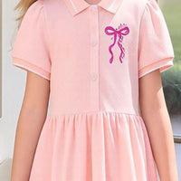 Load image into Gallery viewer, Baby Kid Girls Solid Color Bow Dresses Wholesale 26072101
