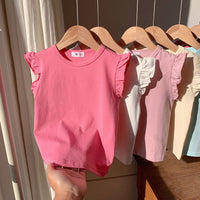 Load image into Gallery viewer, Baby Kid Girls Solid Color Tank Tops Wholesale 26072102
