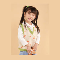 Load image into Gallery viewer, Baby Kid Girls Fruit Crochet Vests Waistcoats Knitwear Wholesale 220817201
