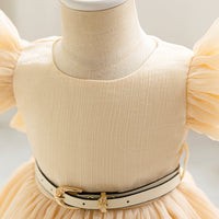 Load image into Gallery viewer, Baby Kid Girls Solid Color Princess Dresses Wholesale 327821389
