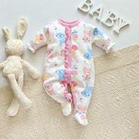Load image into Gallery viewer, Baby Girls Animals Cartoon Print Jumpsuits Wholesale 460516492
