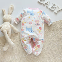 Load image into Gallery viewer, Baby Girls Animals Cartoon Print Jumpsuits Wholesale 460516492
