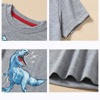 Load image into Gallery viewer, Kid Boys Dinosaur Animals Car Print T-Shirts Wholesale 250403121
