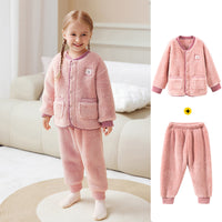 Load image into Gallery viewer, Kid Girls Boys Winter Solid Color Sleepwears Wholesale 24102301

