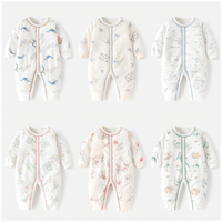 Load image into Gallery viewer, Baby Girls Boys Animals Cartoon Print Jumpsuits Wholesale 513416458
