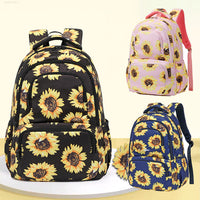 Load image into Gallery viewer, Kid Sunflower Print Backpack Wholesale 54441538
