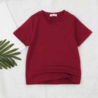 Load image into Gallery viewer, Baby Kid Unisex Solid Color T-Shirts Wholesale 220317370
