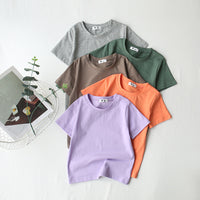 Load image into Gallery viewer, Baby Kid Unisex Solid Color T-Shirts Wholesale 220317370
