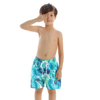 Load image into Gallery viewer, Two Pieces Boy Plant Or Leopard Pattern Swimsuits  Wholesale 4798634
