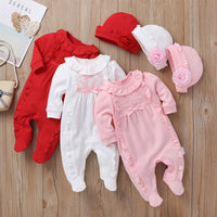 Load image into Gallery viewer, Baby Girls Solid Color Jumpsuits Wholesale 878616456
