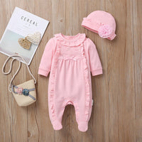 Load image into Gallery viewer, Baby Girls Solid Color Jumpsuits Wholesale 878616456

