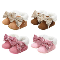 Load image into Gallery viewer, 2 Pieces Baby Girls Bow Shoes And Accessories Headwear Wholesale 88687553

