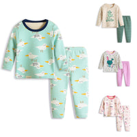 Load image into Gallery viewer, 2 Pieces Set Baby Kid Unisex Letters Print Tops And Solid Color Pants And Sleepwears Wholesale 21112502
