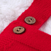 Load image into Gallery viewer, Baby Girls Solid Color Embroidered Christmas Rompers Wholesale 25101512
