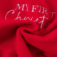 Load image into Gallery viewer, Baby Girls Solid Color Embroidered Christmas Rompers Wholesale 25101512
