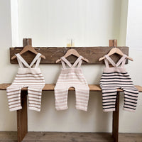 Load image into Gallery viewer, Baby Kid Girls Striped Jumpsuits Wholesale 240802378
