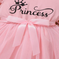 Load image into Gallery viewer, Kid Girls Solid Color Letters Dresses Wholesale 25070829
