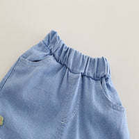 Load image into Gallery viewer, 2 Pieces Set Baby Kid Girls Letters Bow Tops And Solid Color Shorts Wholesale 25040338

