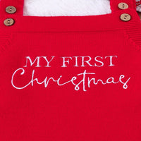Load image into Gallery viewer, Baby Girls Solid Color Embroidered Christmas Rompers Wholesale 25101512
