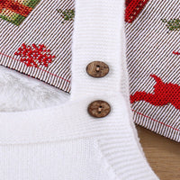 Load image into Gallery viewer, Baby Girls Solid Color Embroidered Christmas Rompers Wholesale 25101512
