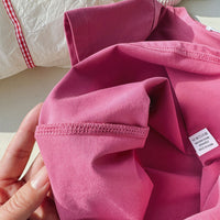 Load image into Gallery viewer, 2 Pieces Set Baby Kid Girls Solid Color Tops And Shorts Wholesale 240409136
