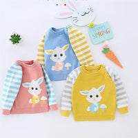 Load image into Gallery viewer, Baby Unisex Striped Color-blocking Animals Cartoon Sweaters Wholesale 221107264

