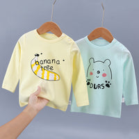 Load image into Gallery viewer, Baby Kid Unisex Letters Fruit Dinosaur Cartoon Print Tops Wholesale 220510267
