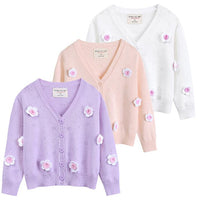 Load image into Gallery viewer, Baby Kid Girls Flower Cardigan Wholesale 221206139

